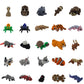 Mini Animal Mystery Pack | 3D Printed Articulating Figurines (50 Pieces)