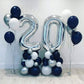 40 Inch Silver 20 Number Balloons Giant 20 Balloons Silver Birthday 20 Balloons 20Th Birthday Anniversary Party Decorations Supp