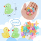 Lokipa 50Pcs Mini Ducks, Luminous Tiny Ducks Miniature Ducks Glow In The Dark Mini Resin Ducks For Garden Micro Landscape Orname