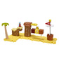 Nintendo Mario Bros Universe Micro Deluxe Pack Wave 1: Layer Cake Desert Ice Mario Playset
