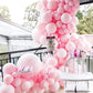 Partywoo Pastel Pink Balloons, 140 Pcs Pink Balloons Different Sizes Pack Of 18 Inch 12 Inch 10 Inch 5 Inch Baby Pink Balloons For Balloon Garland Balloon Arch As Birthday Party Decorations, Pink-Q05