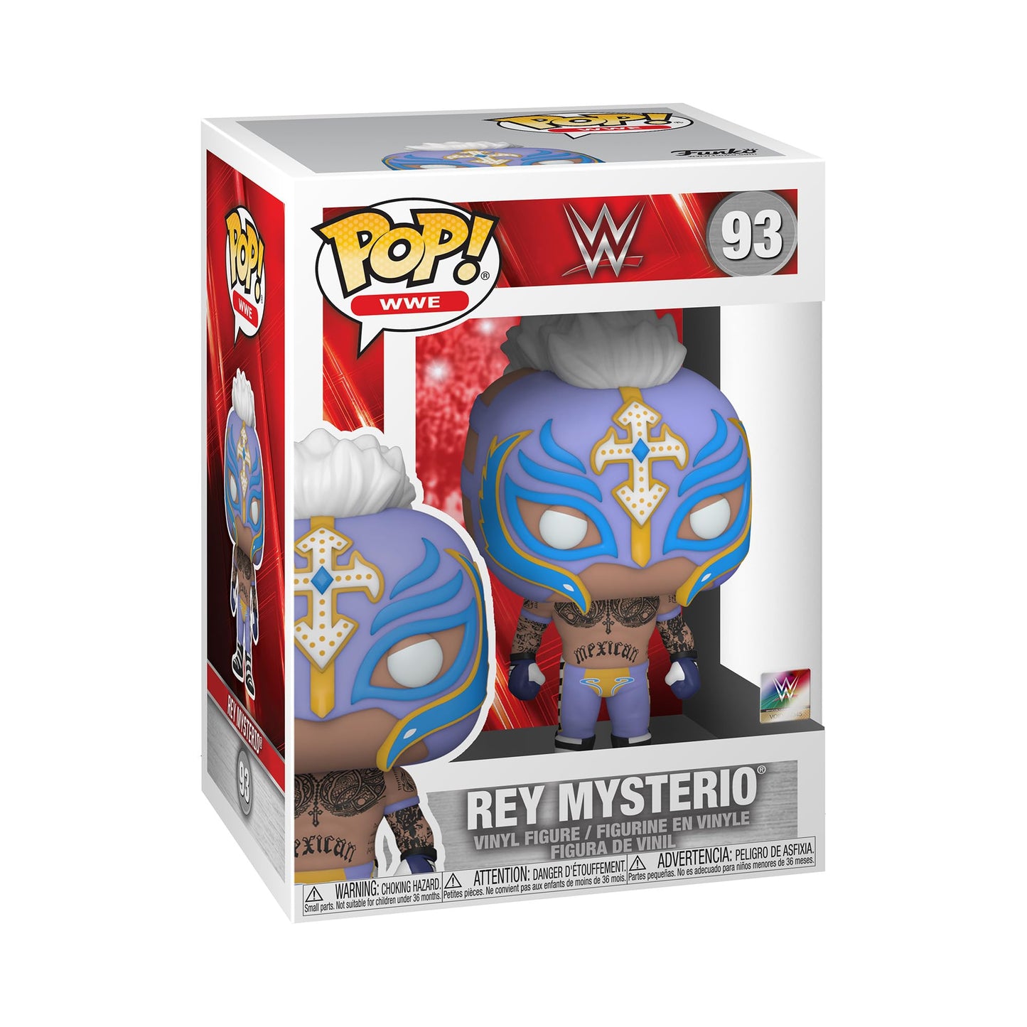 Funko POP WWE Rey Mysterio Figure - Standard Size, Multicolor, Vinyl, Model 56808