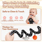 GKDOMS Baby Carseat Toy Black & White Rattle Spiral Hanging Activity Stroller Toy for Newborns Boys and Girls - Cat