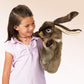 Folkmanis Rabbit Stage Puppet - Plush, Brown, One Size, Model 2800