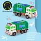 Toy Garbage Truck & Fire Truck & Container Truck Toys for Toddler 1 2 3 4 5 6 Year Christmas Birthday Gifts, Trucks Car Toys wit