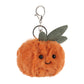 Apricot Lamb Orange Cute Keychain, Soft Stuffed Plush Keychain Toys For Kids Backpack, Purse, 2.4Inches