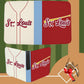 Baseball Card Binder With Sleeves 900 Pocket, St. Louis Baseball Trading Card Holder Baseball Collector Album Sports Trading Car