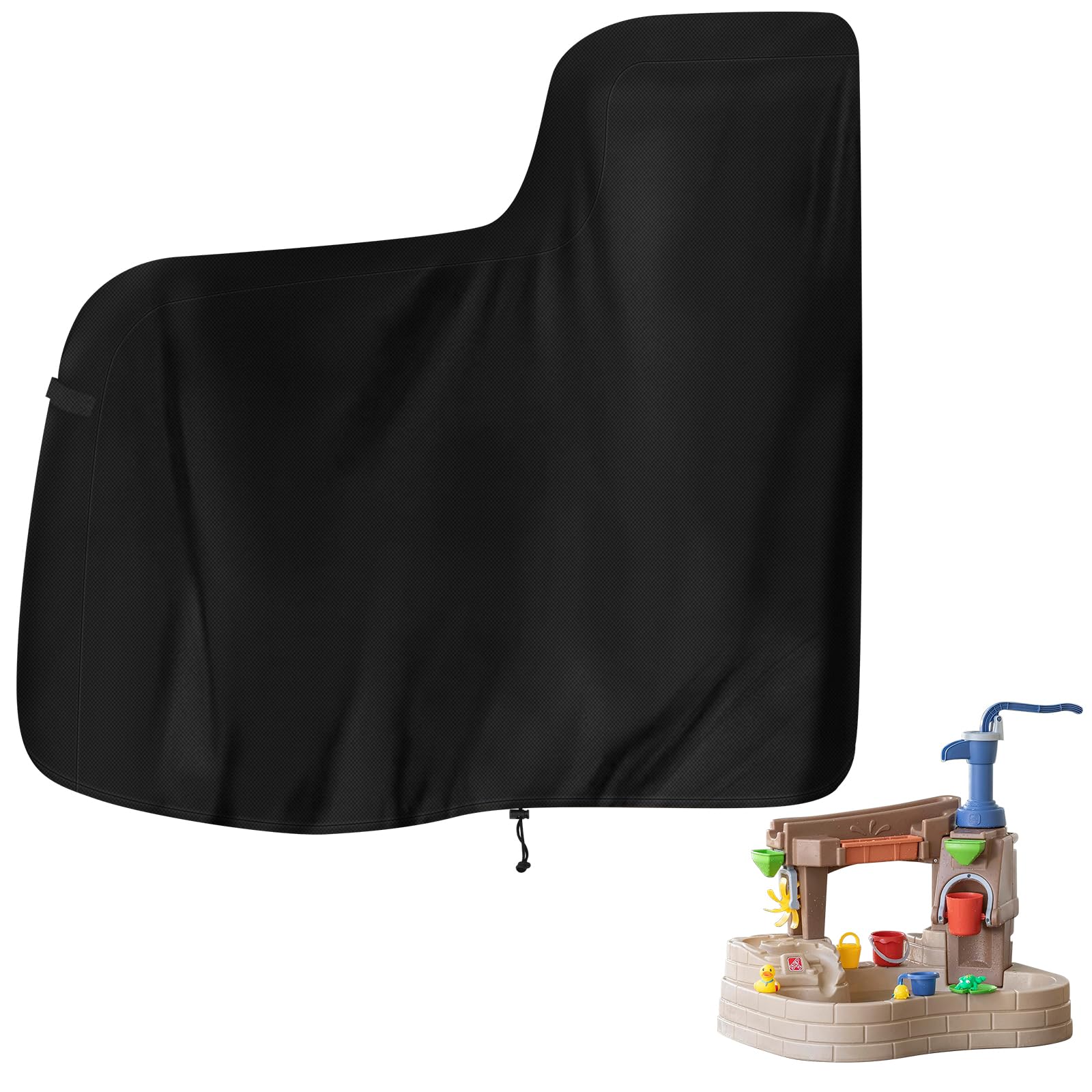 Kids Water Table Cover For Step2 Pump & Splash Discovery Pond, Outdoor Kids Water Sensory Table Pool Cover Heavy Duty Waterproof