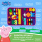Peppa Pig Toddler Busy Board - Montessori Toys For 1 2 3 4 Year Old, Educational Activity Sensory Board For Preschool Learning F