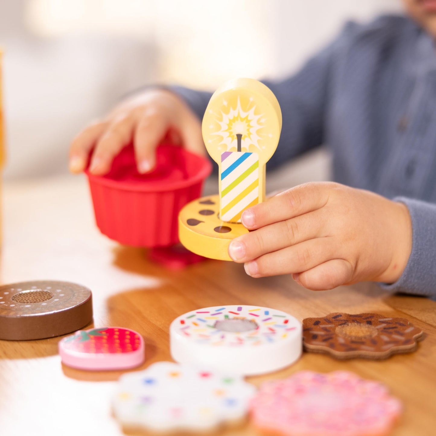 Melissa & Doug Play to Go 2-Pack: Cake and Cookies and Ice Cream, Play Food Travel Toys for Boys and Girls 3+