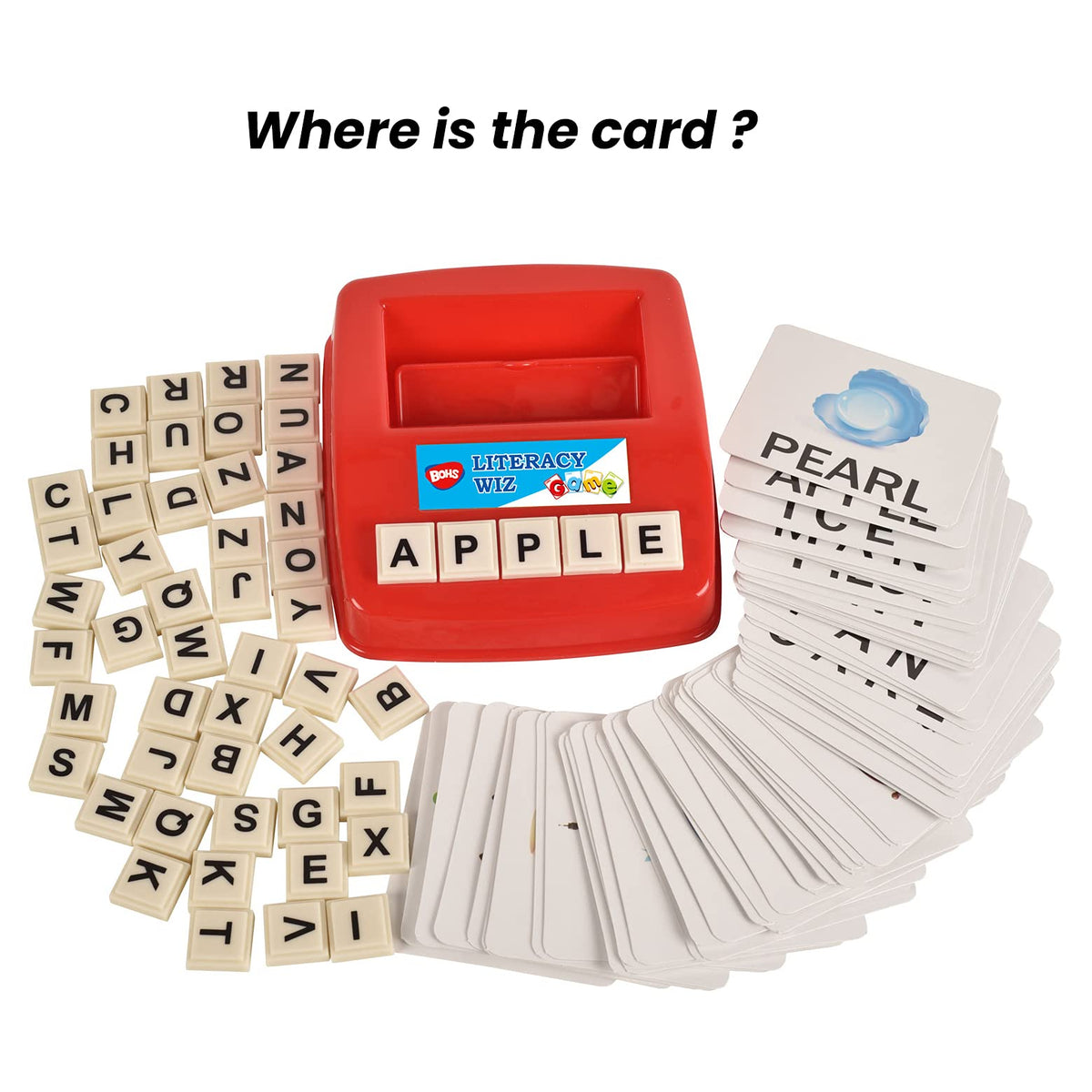 Preschool Literacy Wiz Uppercase Flashcards