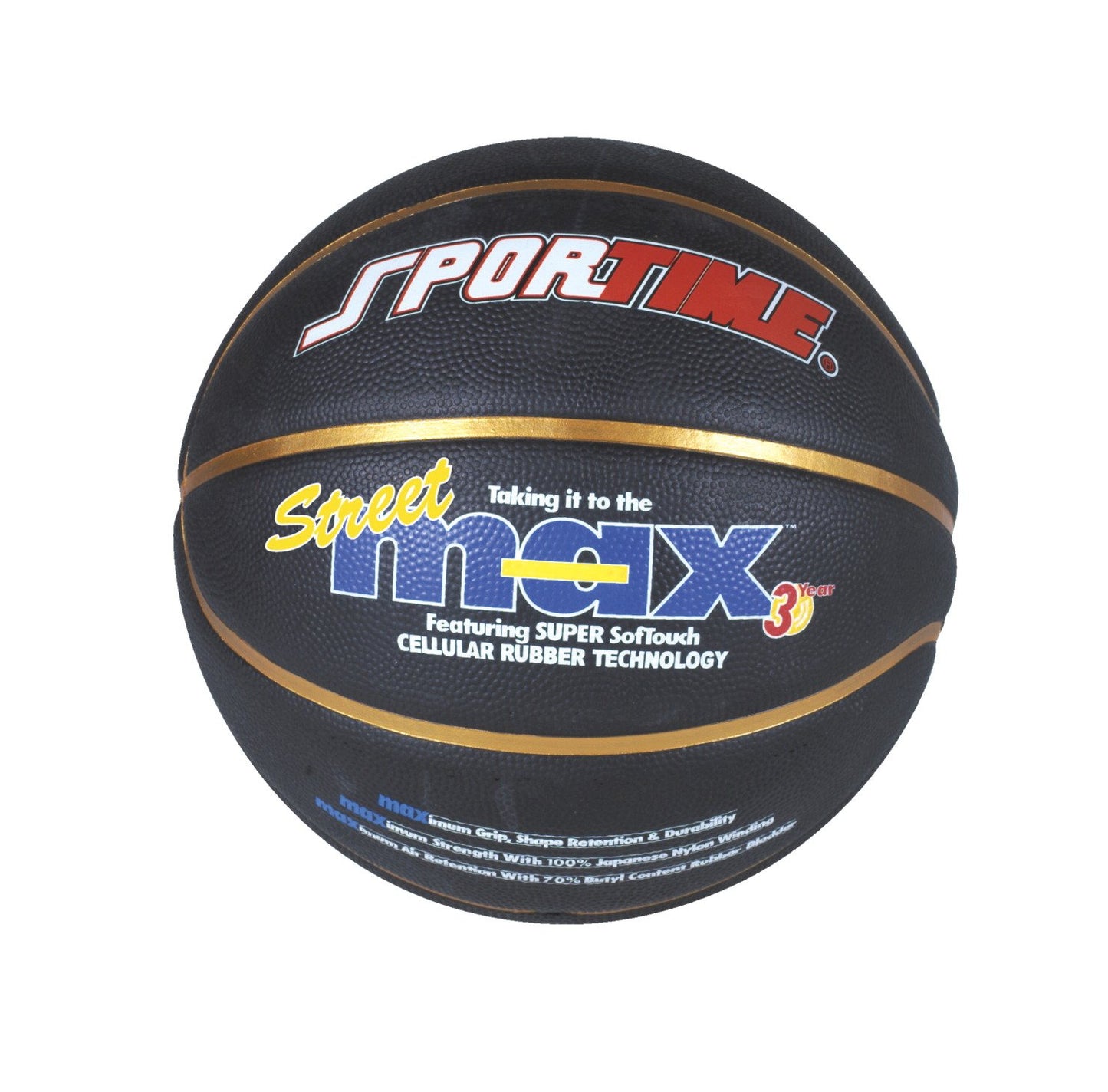 Sportime Junior 27-1/2 in StreetMax Basketball, Black