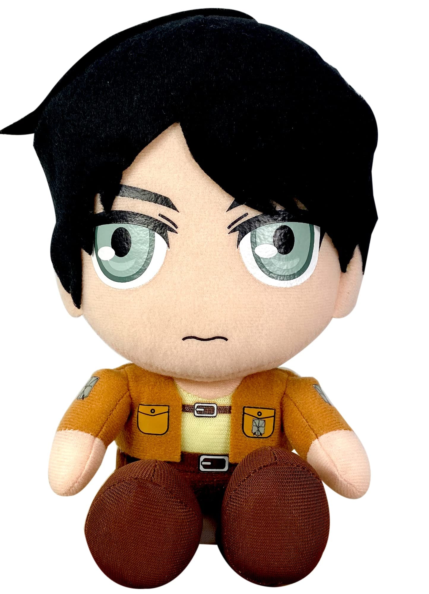 Ge Animation Great Eastern Ge-52997 Attack On Titan Eren Sitting Pose Stuffed Plush Multi-Colored, 8'