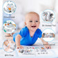Vicloon Cloth Books, 3D Touch Feel High Contrast Cloth Book, Baby Books Toys For Baby 0-12 Months, Soft Baby Books Touch And Feel Crinkle For Infants Toddler Gifts Toy(Elephant)