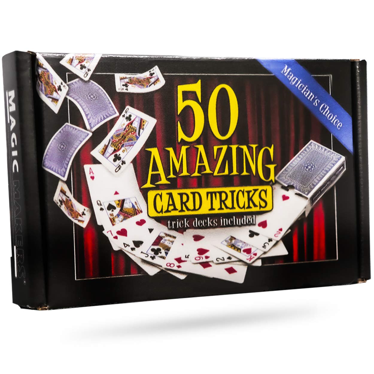 Magic Makers 50 Amazing Card Tricks Kit For All Ages With Trick Decks Included