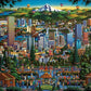 Dowdle Jigsaw Puzzle - Portland City Of Roses - 1000 Piece