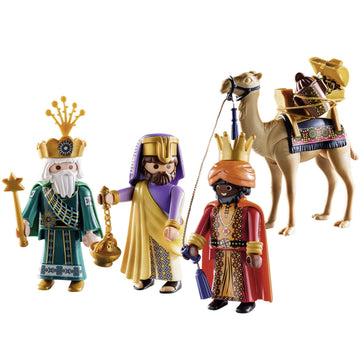 Playmobil 9497 Christmas Three Wise Kings, Fun Imaginative Role-Play, PlaySets Suitable for Children Ages 4+
