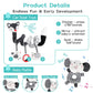 Ajsupojouet 3 Pcs Car Seat Toys For Babies 0-6 Months