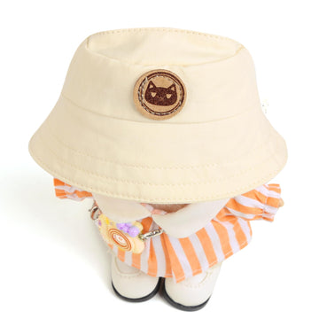 17cm Doll Clothes for Labubu - Kawaii Clown Style Set - Doll's Hat & Doll's Clothing & Doll's Shoes & Camera  Cute Doll Outfit with Accessories for Display  Collectors  Gift - Orange (NO Dolls)