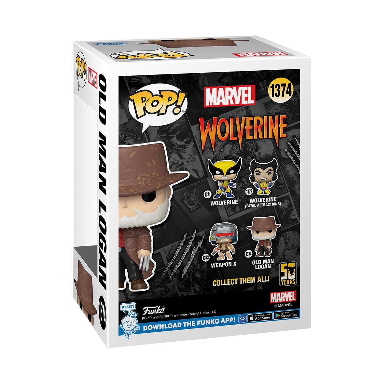 Funko Pop! Marvel: Wolverine 50Th – Ultimate Old Man Logan - X-Men - Collectable Vinyl Figure - Gift Idea - Official Merchandise - For Kids & Adults - Comic Books Fans - Model Figure For Collectors