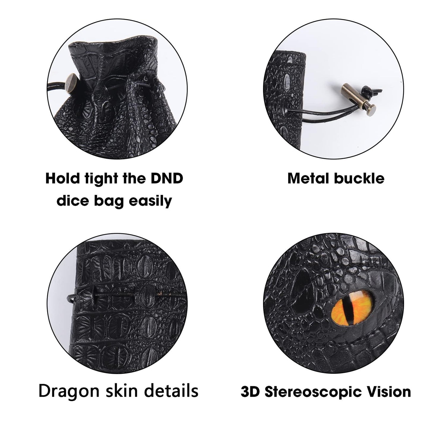 Byhoo 145 Pcs Metal Dnd Coins & Leather Bag, Contains 60 Gold Coins, 40 Sliver Coins, 40 Copper Coins And 5 Platinum Coins, Toke