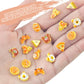 WOZADU 200 PCS Mini Food Figures for Crafts Tiny Resin Baking Bread Miniature Things for Dollhouse Fairy Garden Micro Landscaping Decoration Cake Toppers Decor