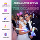 Promotional Party Sticks Foam Glow Sticks Bulk - 100 Foam Light Up Sticks and LED Foam Sticks - 16 Reusable Light Up Foam Sticks
