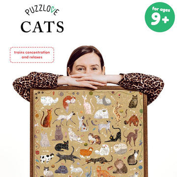 Puzzlove Cats (500 Pcs) 9+ Floor Puzzle