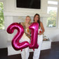 16 Balloon Number, Hot Pink Number 16Th Birthday Balloons 40 Inch, Sweet 16 Years Old Hot Pink Birthday Decorations For Boys Gir