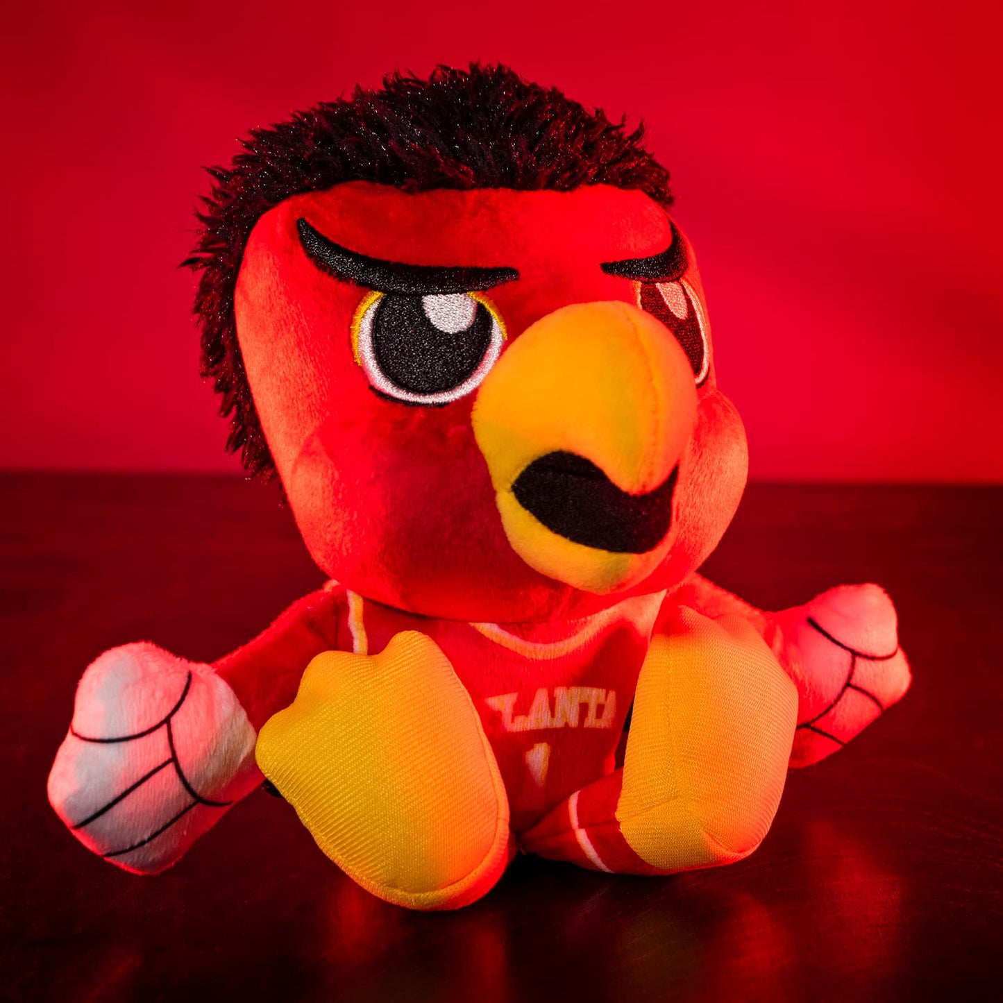 Bleacher Creatures Atlanta Hawks Harry The Hawk Mascot Kuricha Sitting Plush- Soft Chibi Inspired Mascot