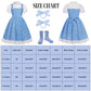 Hauarker Kids Blue Dress For Princess Costume Girls Wizard Character Costumes Cute Dress Up Outfit Accessories For Halloween Cos