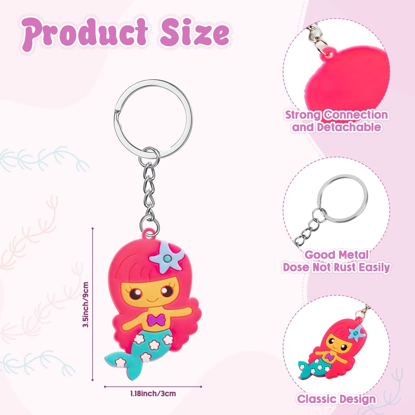Highergo 120 Pieces Cute Keychain bulk keychains, Party Favors Keychains for Kids, Halloween Birthday Christmas Party Supplies f