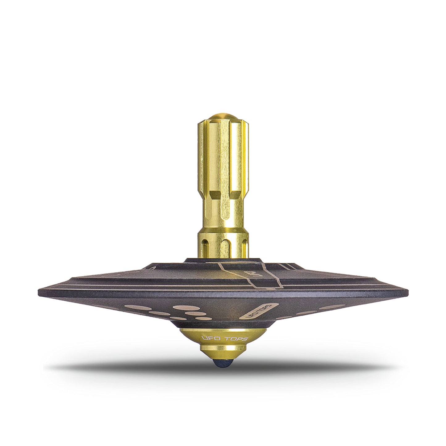 Plexity Labs Ufo Tops - Shag Harbour - Metal Spinning Top - Inspired By The 1967 Shag Harbour, Nova Scotia Ufo Incident - Titani