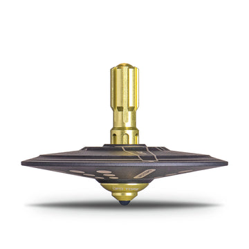 Plexity Labs Ufo Tops - Shag Harbour - Metal Spinning Top - Inspired By The 1967 Shag Harbour, Nova Scotia Ufo Incident - Titani