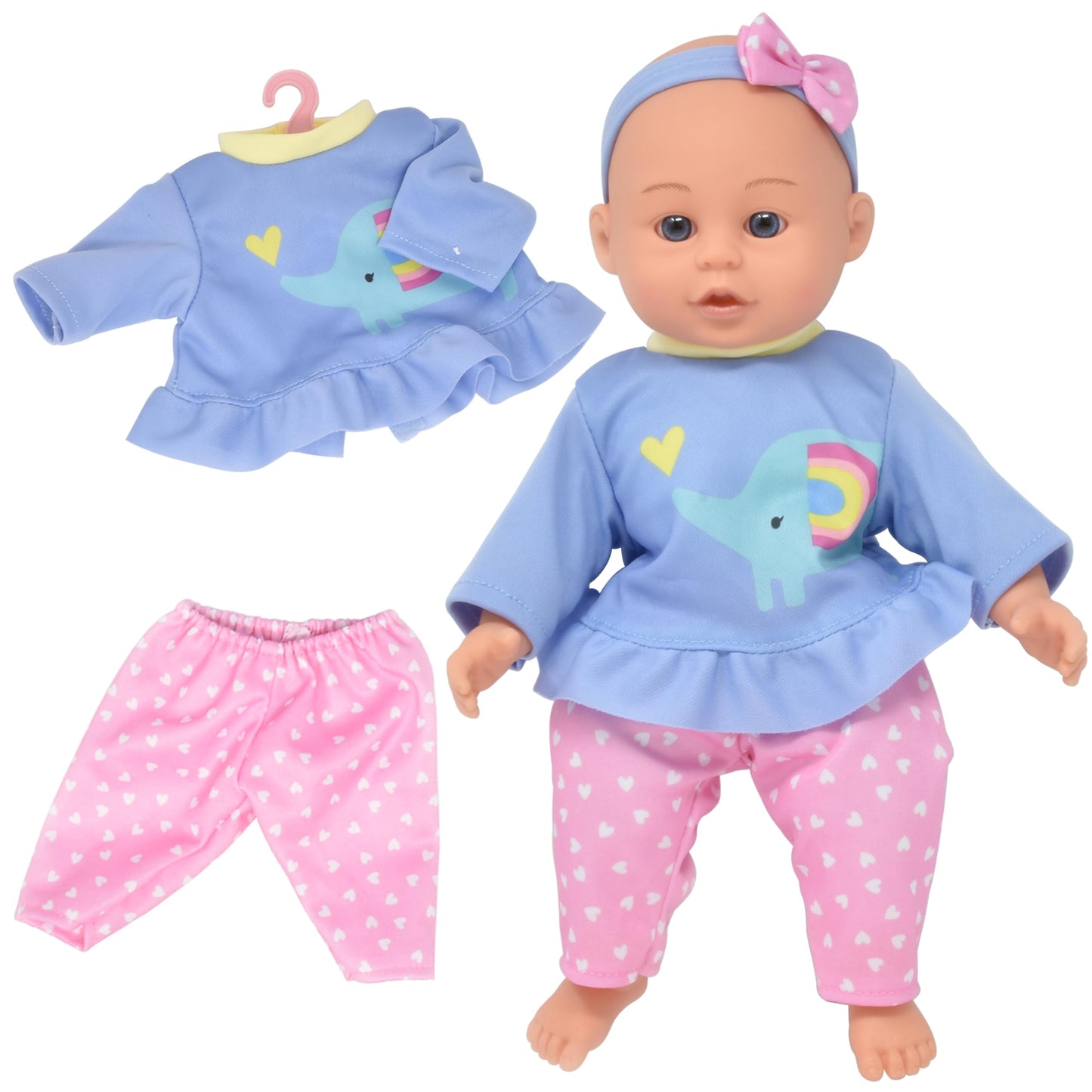 Dolls To Play Soft Body Baby Doll, 14 Inch Doll With Clothes Set And Accessories