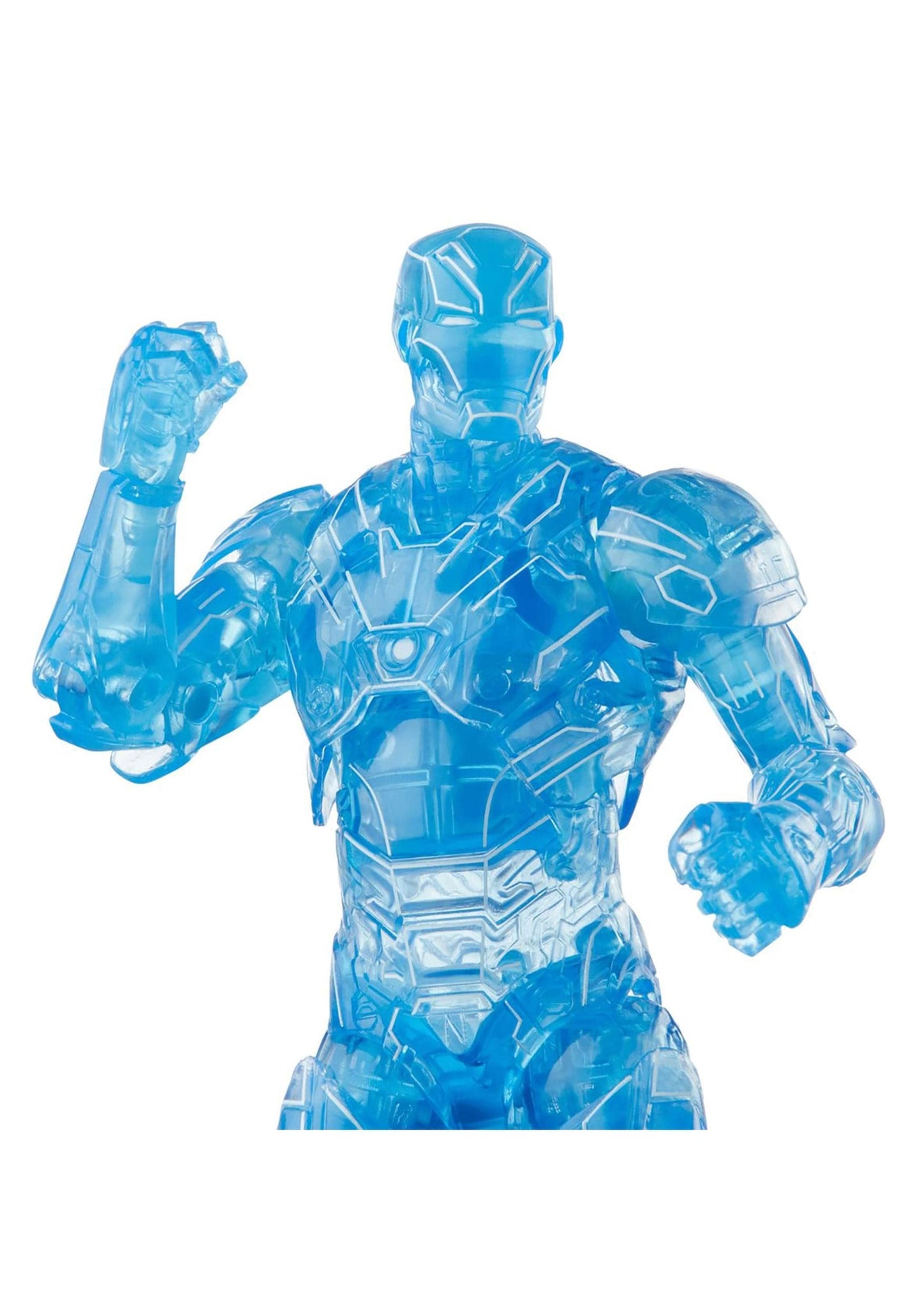 Marvel Hasbro Legends Series 6-inch Hologram Iron Man Action Figure Toy  enhanced Design and Articulation Includes 2 Accessories and 1 Build-A-Figure Part