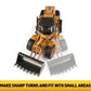 1/50 Scale Diecast Four Wheel Loader Truck Toy, Metal Construction Equipment Bulldozer Models for Kids (Wheel Loader)
