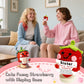 Sister Gifts Positive Crochet Strawberry: Big Sis Sister-in-Law Friends mature-themed Gifts for Birthday Christmas White Elephant Day Genlentines  Handmade Cute Berry Awesome Card Base Keychain (Sister)