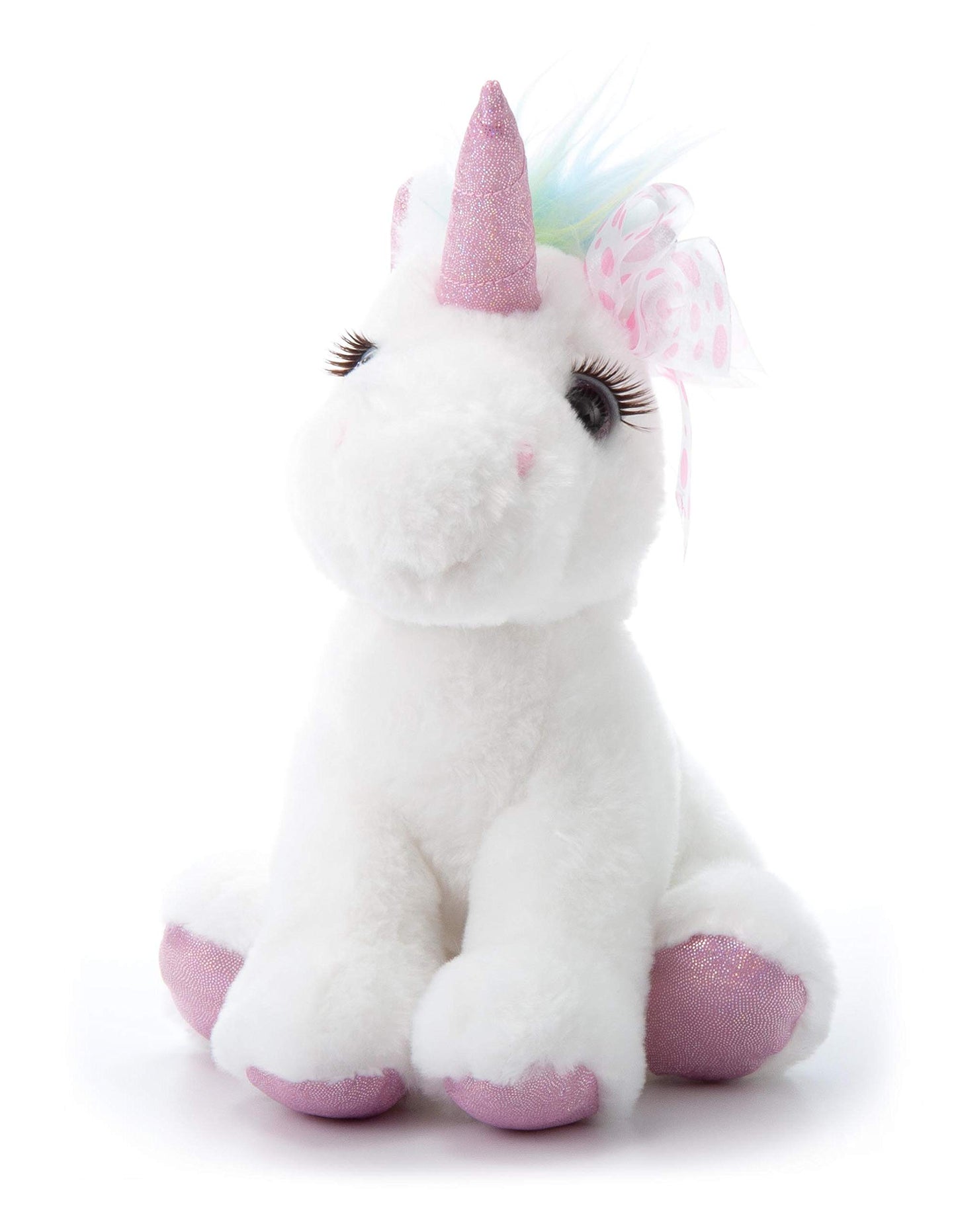 The Petting Zoo, Lash'Z Unicorn Stuffed Animal, Gifts For Girls, Unicorn Plush Toy 10 Inches