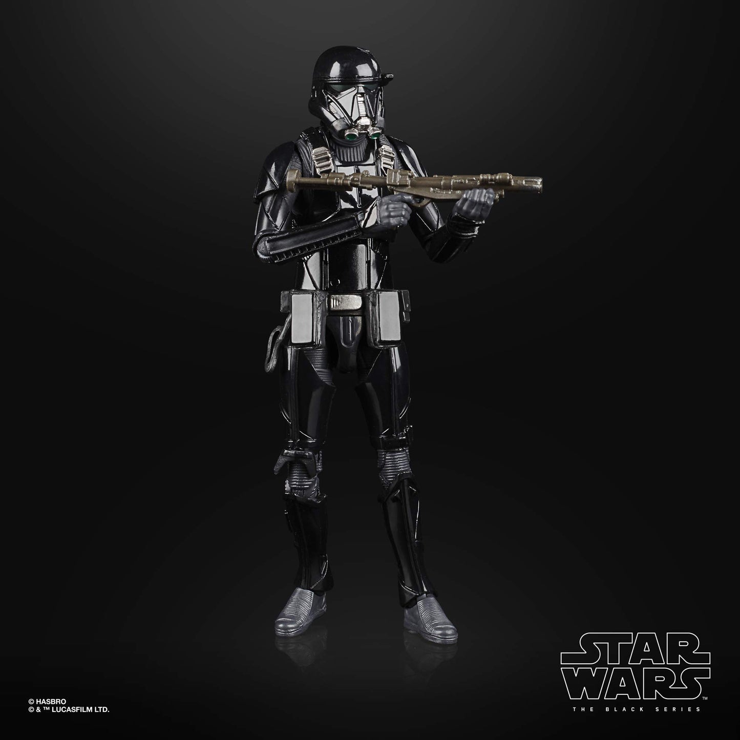 STAR WARS The Black Series Archive Imperial Death Trooper Action Figure - 6-Inch, Black, Plastic, Model F1907, Rogue One 50th Anniversary