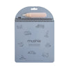 mushie Vehicles Reusable Water Color Pad | Montessori Travel Activity Book with Planes, Trains, and Cars + Refillable Brush for 