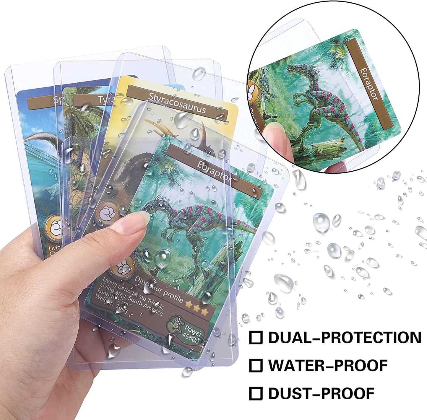 200 Pack 3x4 Top loaders for Cards - 35pt enhanced Hard Plastic Card Protectors  Plastic Card Sleeves  for Trading Baseball Game Sports Collectible Card (100 PCS Toploader + 100 PCS Penny Sleeves)