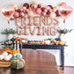 Jobkoo Friendsgiving Balloons Friends Giving Party Decorations 16 Inches Tall Rose Gold Heart Friendsgiving Foil Mylar Balloon L