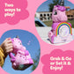 Move2Play Unicorn Bubble Blower - Bubble Machine Toy for Kids, Ages 2-5, Plastic, Perfect Christmas Gift
