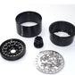 Txxrcss RC 2.2 Aluminum Alloy Beadlock Wheels and Tires Upgrades Accessories Rims for 1/10 SCX10 TRX4RC4WD and D90 RC Crawler Ax