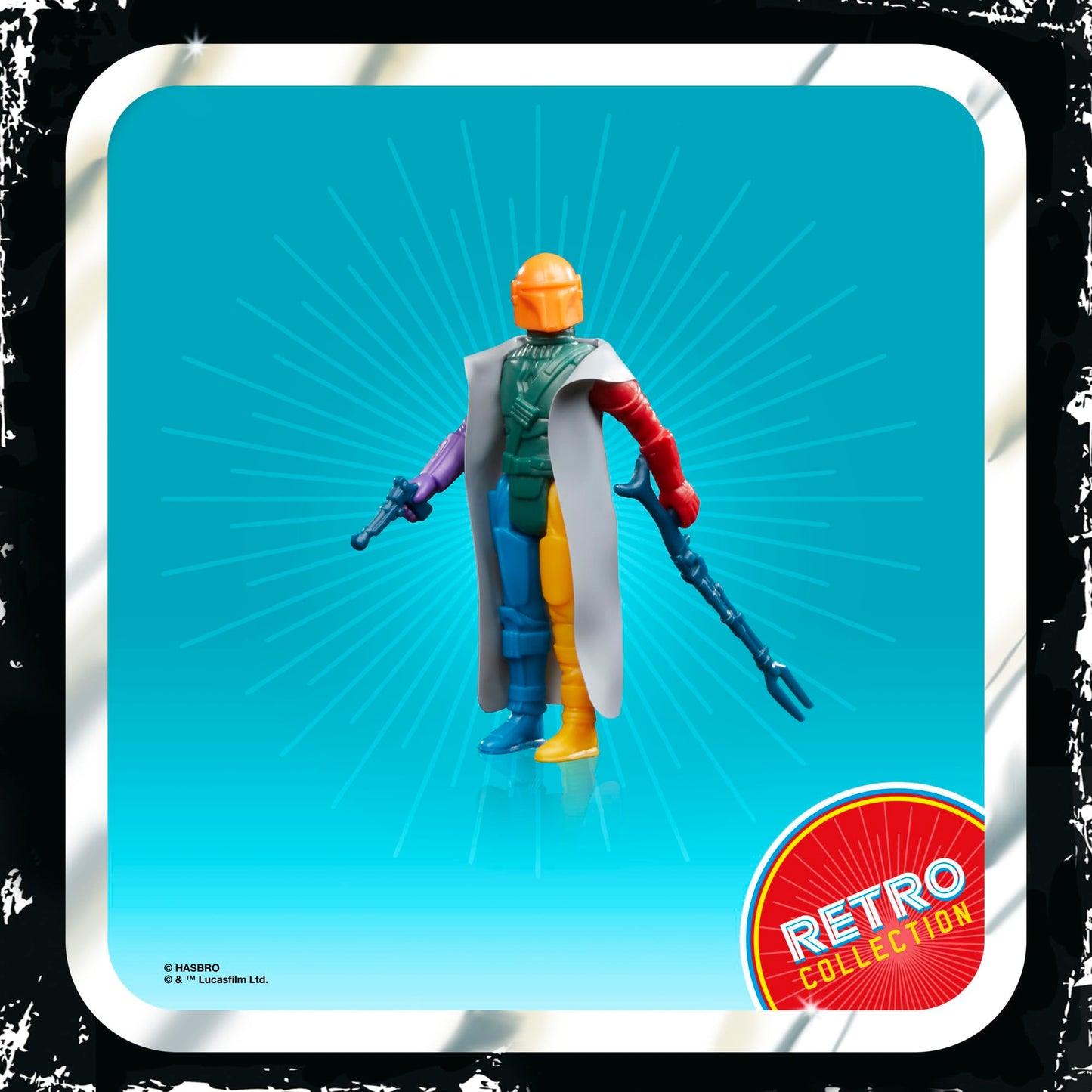 Star Wars Hasbro The Mandalorian Retro Collection - The Mandalorian (Prototype Edition) Figure 10 Cm