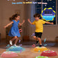 XIUREI Rechargeable Stepping Stones - 6pcs Non-Slip Toddler Toys with Light & Music, Morandi Colors for Kids 3-5 Years Old