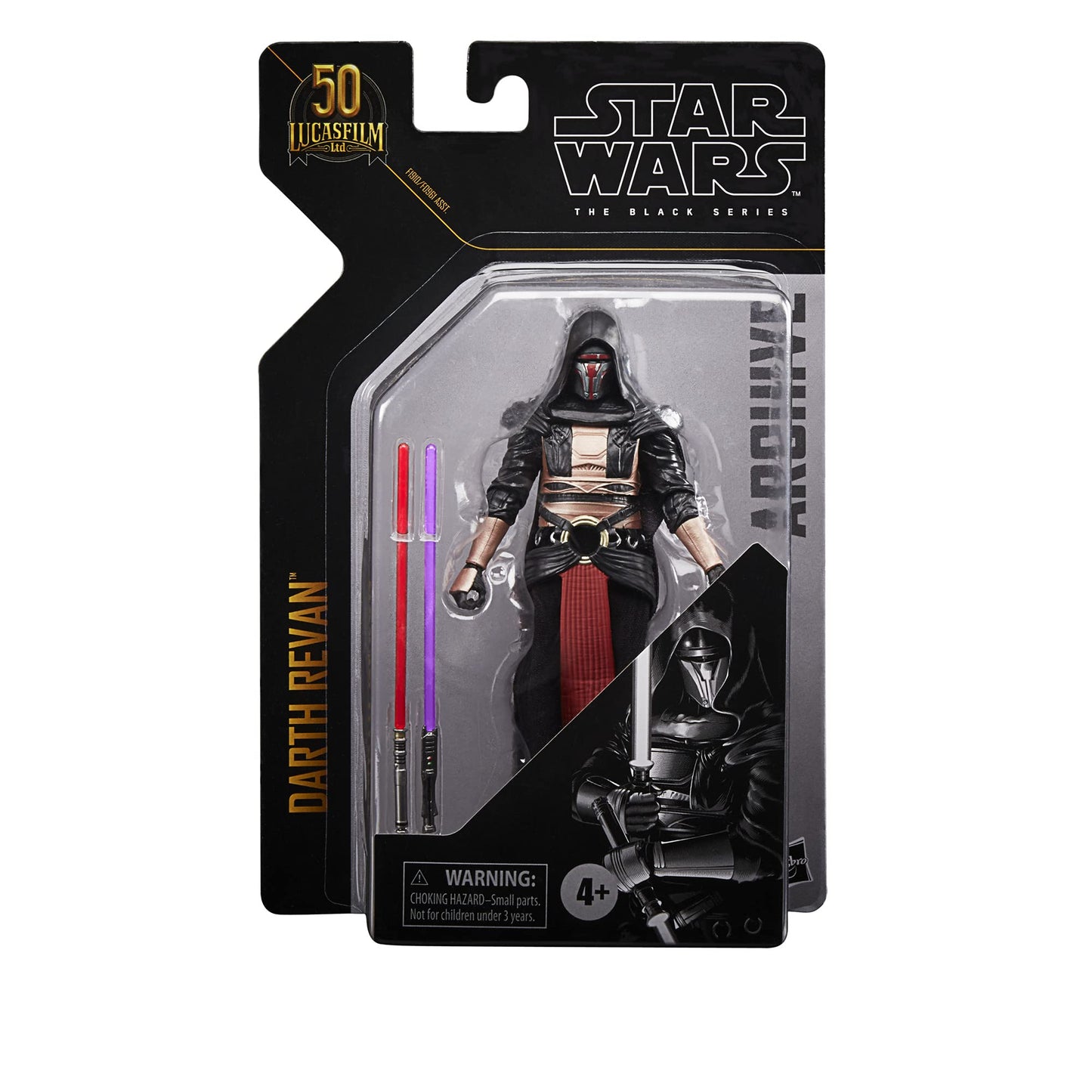 Star Wars The Black Series Archive Collection Darth Revan 6-Inch-Scale Legends Lucasfilm 50Th Anniversary Figure For Ages 4 And Up