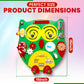 Sensory4U Owl Sensory Wooden Activity Busy Board - Wood Montessori Experience - Quiet Play Latches Tying Spinning Buttoning