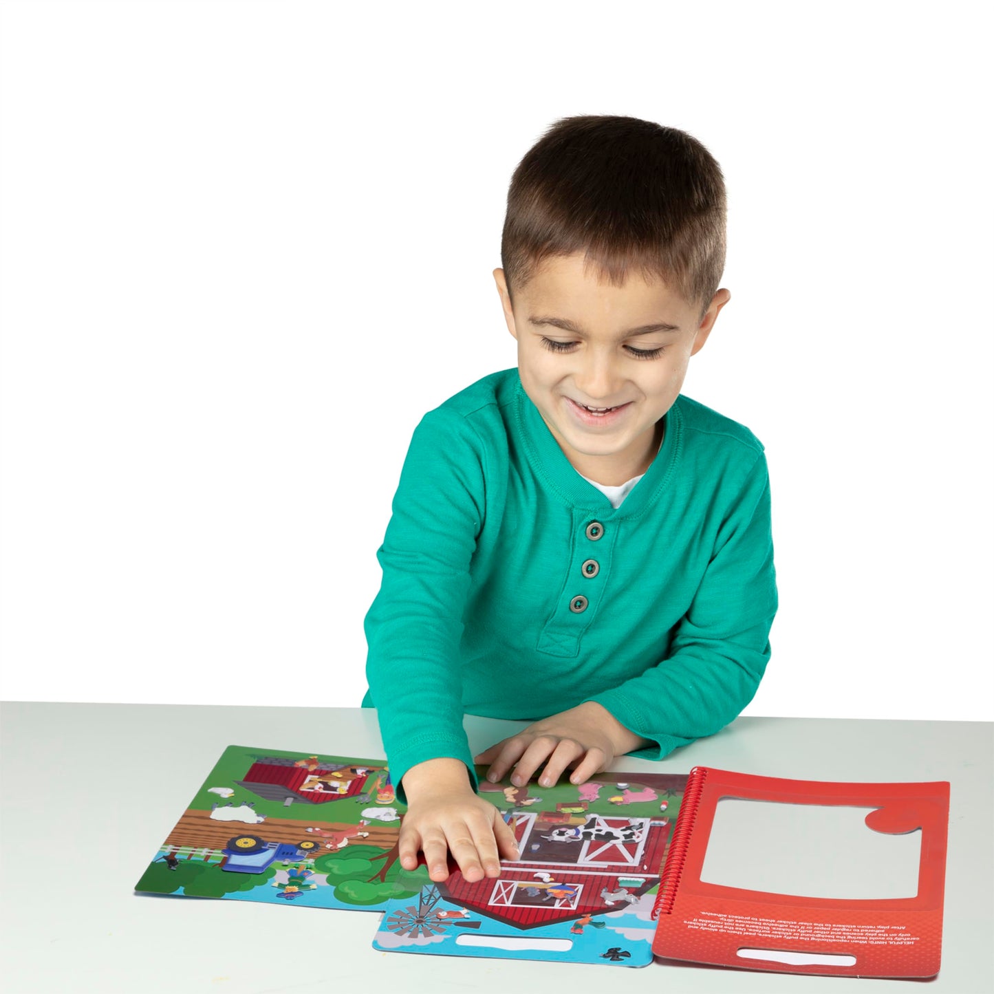 Melissa & Doug Puffy Sticker Play Sets - Safari, Pirate, On The Farm